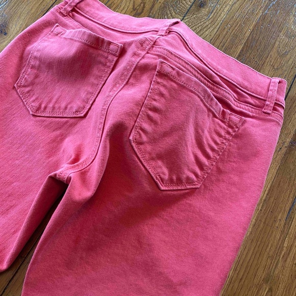 Women's Petite 4P Modern Skinny. Salmon color - Picture 7 of 7